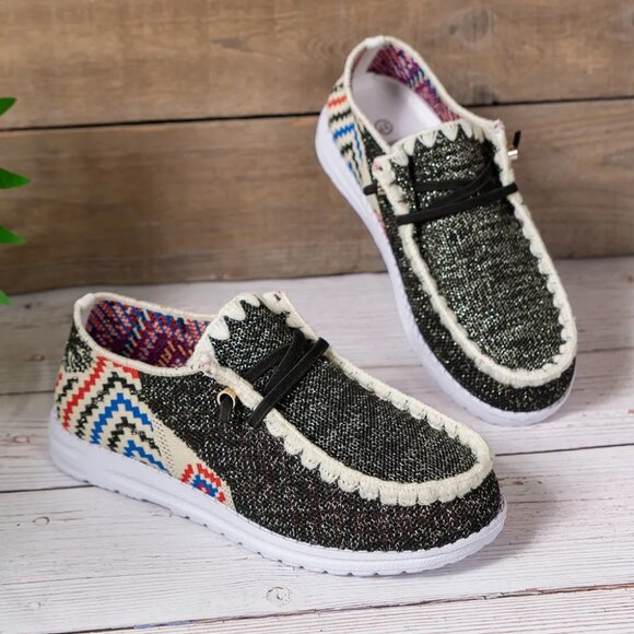 Round Toe Flats Sneakers - Picture 3 of 5